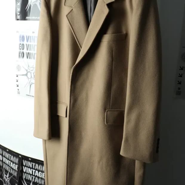 (XL) 던스트 코트자켓 싱글 캐시미어 카멜-16338