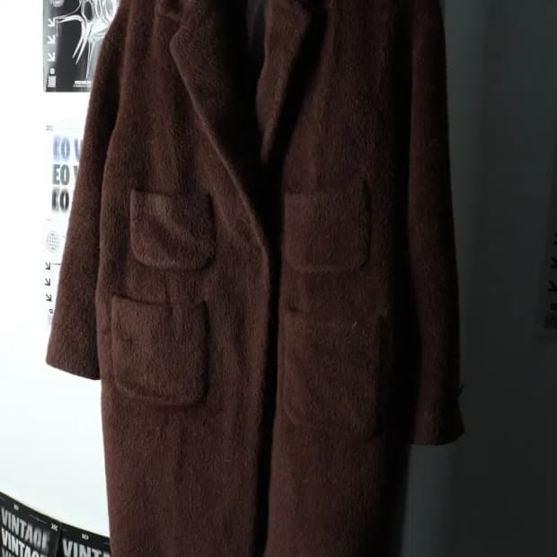 W(M) 듀엘 코트자켓 라마 브라운 싱글-16346