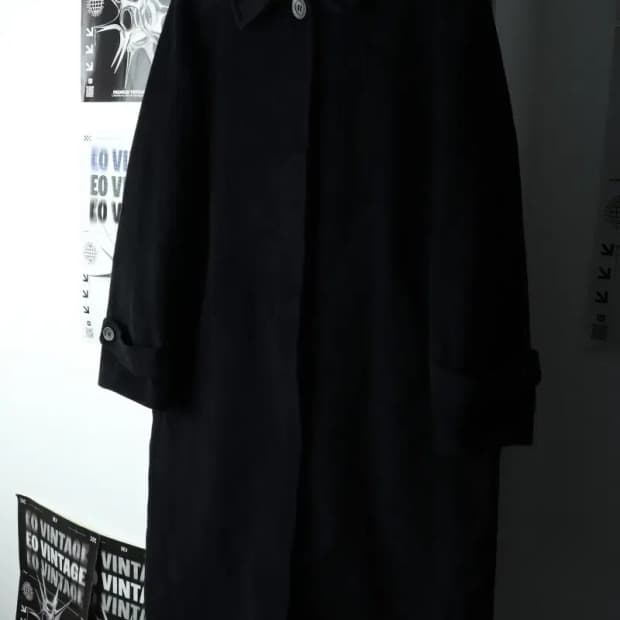 W(M) 닥스 코트자켓 발마칸 블랙 울-1634A