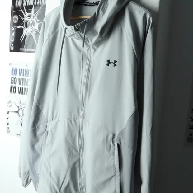 (2XL) 언더아머 집업 바람막이 점퍼자켓 빅사이즈 후드-16359