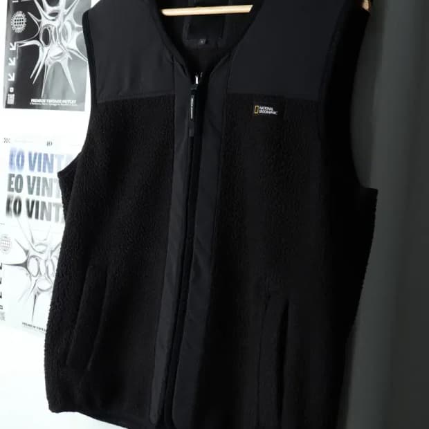 (L-XL) 내셔널지오그래픽 집업 바람막이 점퍼자켓 조끼-1635C