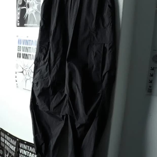 (S) 라퍼지스토어 트레이닝복 바지 새상품 나일론 카고 조거-2269