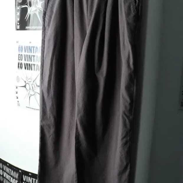 (L) 라퍼지스토어 트레이닝복 바지 그레이 밴딩 린넨 마-226E