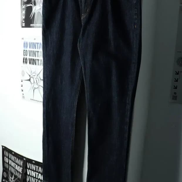 (XL-2XL) 페이탈리즘 청바지 데님 빅사이즈 진청 인디고-2277