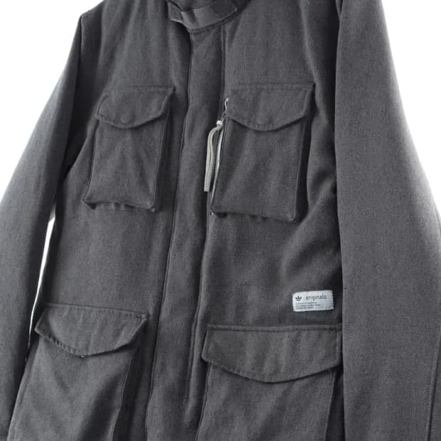 (M-L) 아디다스 패딩 점퍼자켓 4포켓 테크웨어 덕아운-1645C