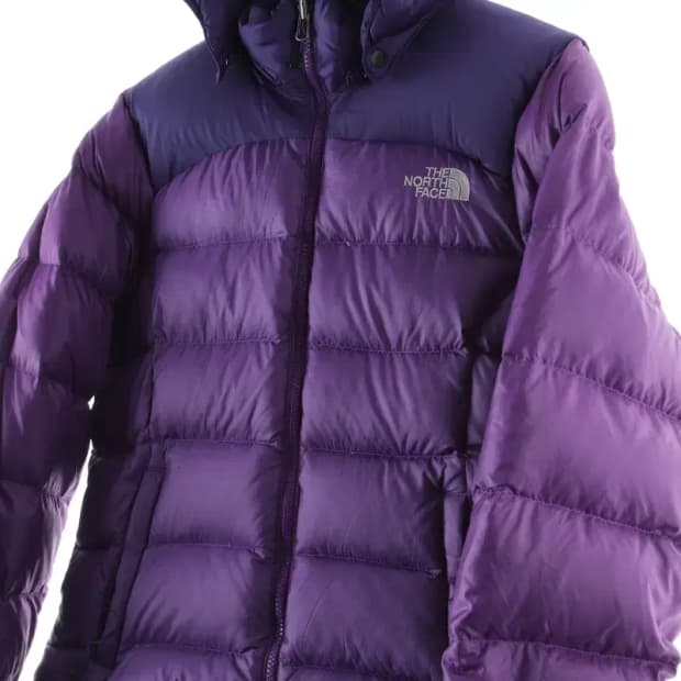 W(L) 노스페이스 패딩 점퍼자켓 눕시 퍼플 구스다운 빵빵-16463