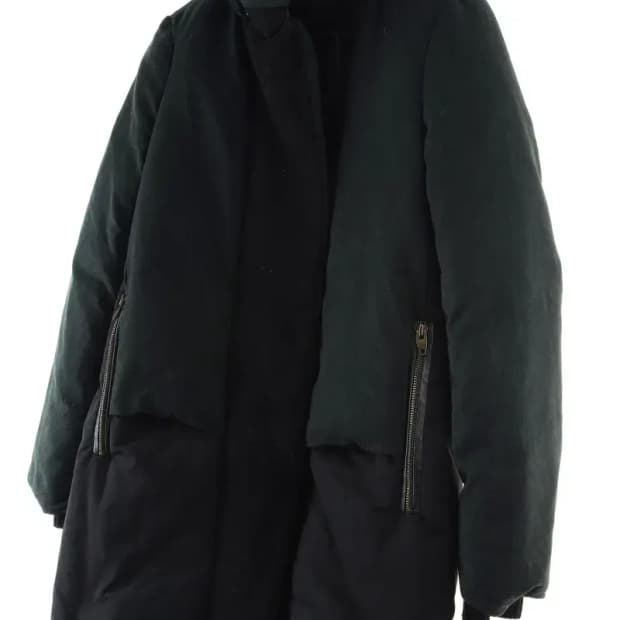 W(S) 시스템 패딩 점퍼자켓 스웨이드 세무 덕다운 롱-16464