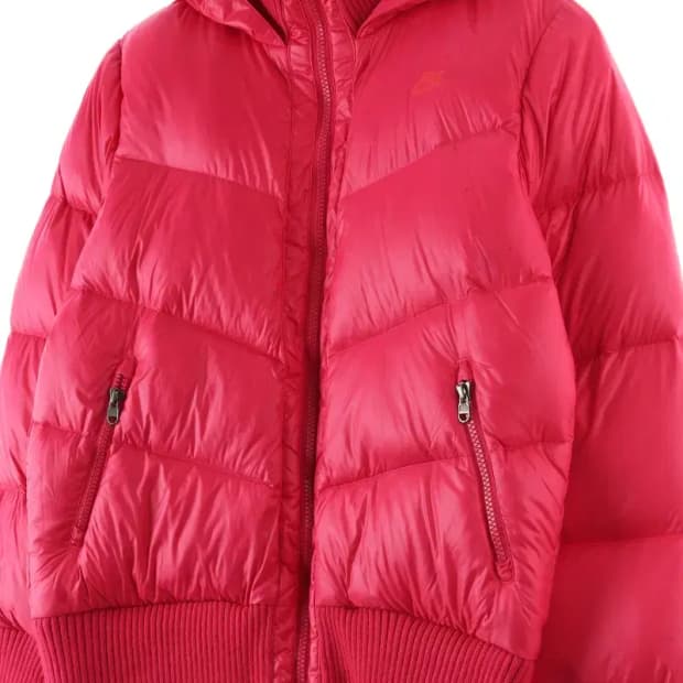 W(M) 나이키 패딩 점퍼자켓 딸기우유 Y2K 키치 덕다운-16472