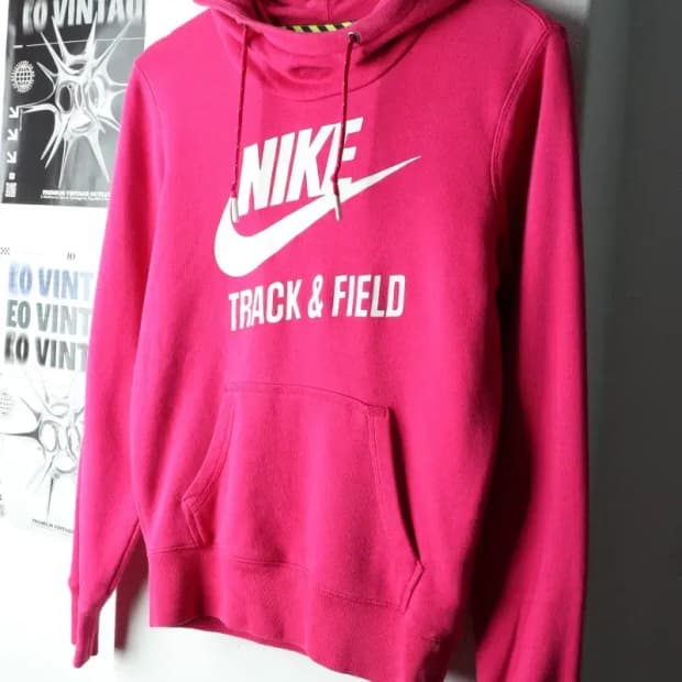 W(M) 나이키 후드티셔츠 테크팩 핑크 올드스쿨-1659B