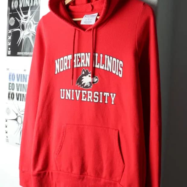 W(2XL) 챔피온 후드티셔츠 노던 일리노이 러셀 기모 USA-1659C