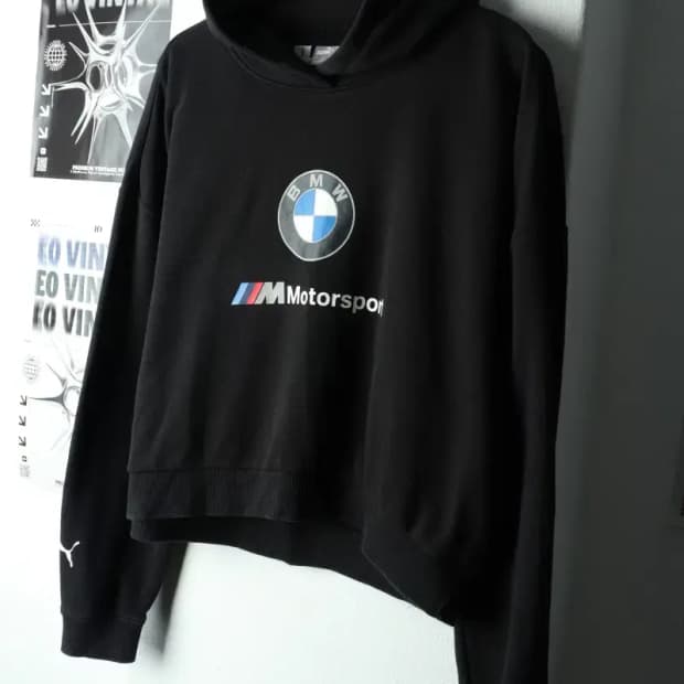 W(M-L) 퓨마 후드티셔츠 MBW M시리즈 크롭-165A6