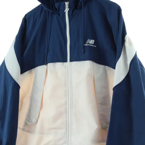 (S-M) 뉴발란스 집업 바람막이 점퍼자켓 UNI 컬러블록-1662A