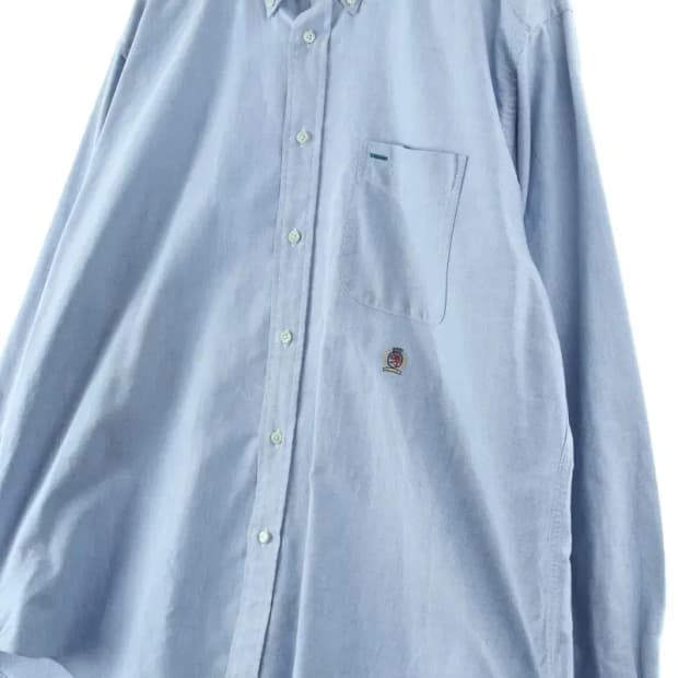 (XL-2XL) 타미힐피거 셔츠 남방 옥스포드 빅사이즈 블루-16640