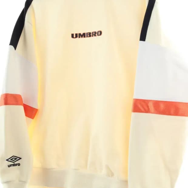 (M-L) 엄브로 맨투맨 티셔츠 크림 스포티 올드스쿨-16645