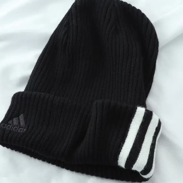 (F) 아디다스 모자 비니 니트 삼선 스트릿-2684