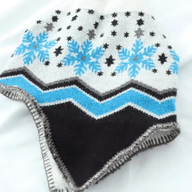 (F) 컬럼비아 모자 비니 풀오버 방한 귀덮개 트루퍼햇-2686