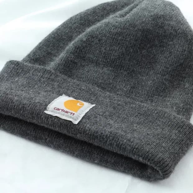(F) 칼하트 모자 차콜 비니 스트릿 보드-2687