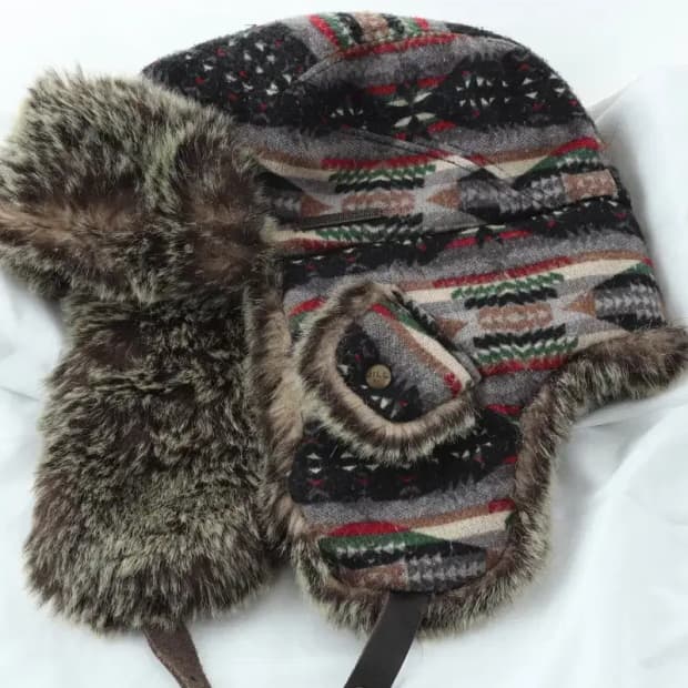 (F) 질스튜어트 모자 Y2K 방한 노르딕 트루퍼햇 군밤-268E