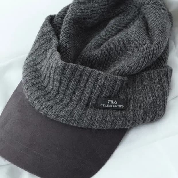 (F) 휠라 모자 소라게 골프 귀덮개 비니 캡-2693