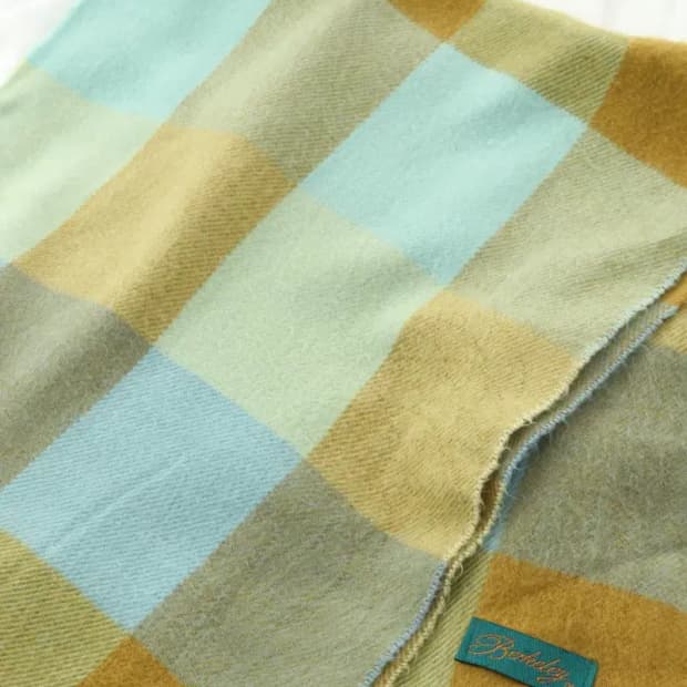 (F) 브랜드빈티지 목도리 머플러 비비디 체크 보들보들-267B