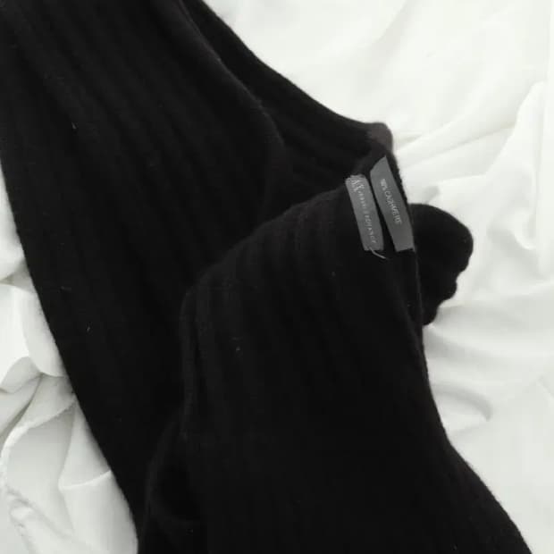 (F) 아르마니 목도리 머플러 보들 따뜻 블랙 블랙웨어 희귀-2680