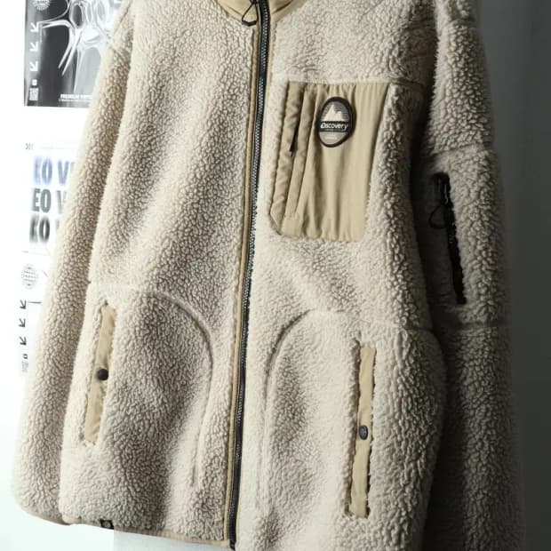 (XL) 디스커버리 집업 바람막이 점퍼자켓 후리스 플리스-16687