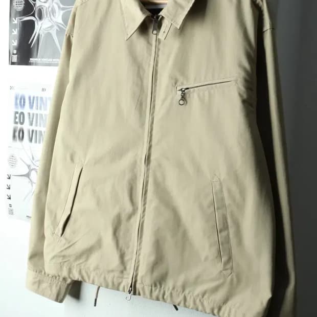 (L-XL) 아웃스탠딩 집업 바람막이 점퍼자켓 블루종 베이지-16689