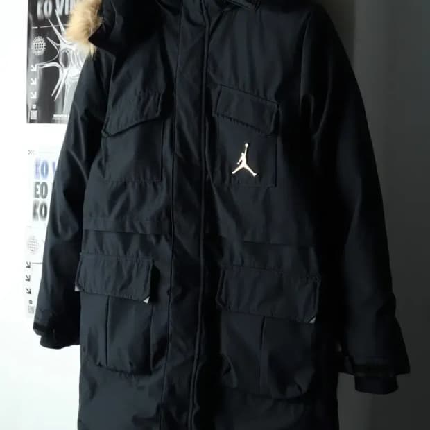 (M) 조던 패딩 점퍼자켓 아동 키즈 야상 네이비-16690