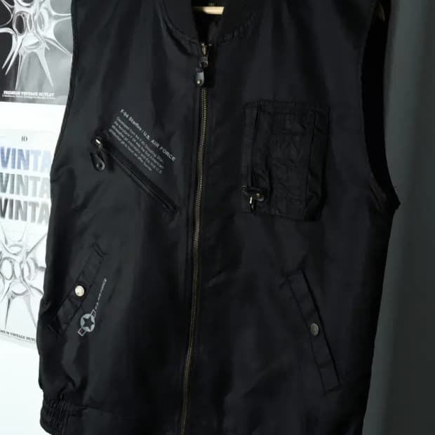 (2XL) 브랜드빈티지 집업 바람막이 점퍼자켓 빅사이즈 조끼-167F3