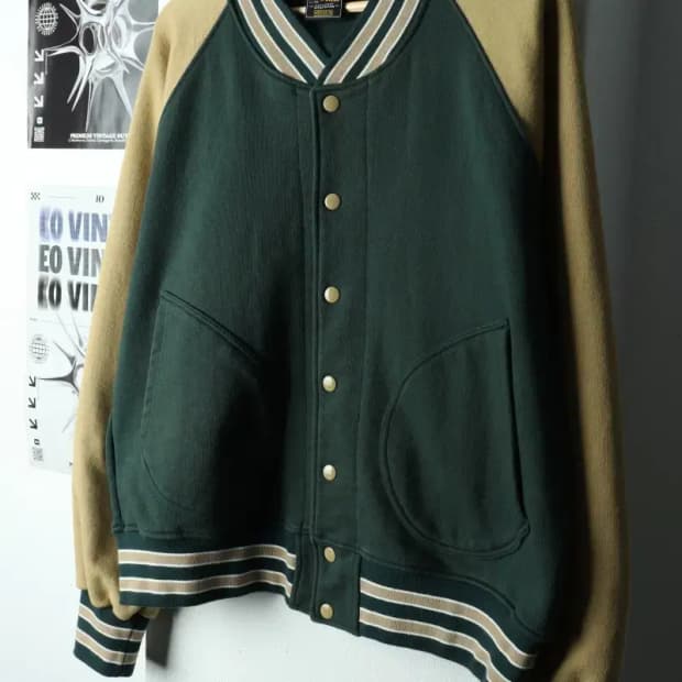 (M-L) 프리즘웍스 집업 바람막이 점퍼자켓 바시티 그린-167FC