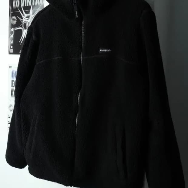 (S-M) 커버낫 집업 바람막이 점퍼자켓 리버시블 후리스-16805