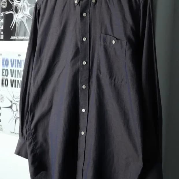 (M) 입생로랑 셔츠 남방 딥블루 무지-16829