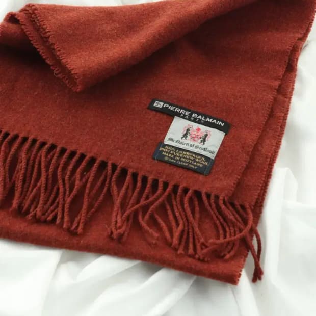 (F) 발망 목도리 머플러 카멜 쁘띠 숏 보들보들-270E