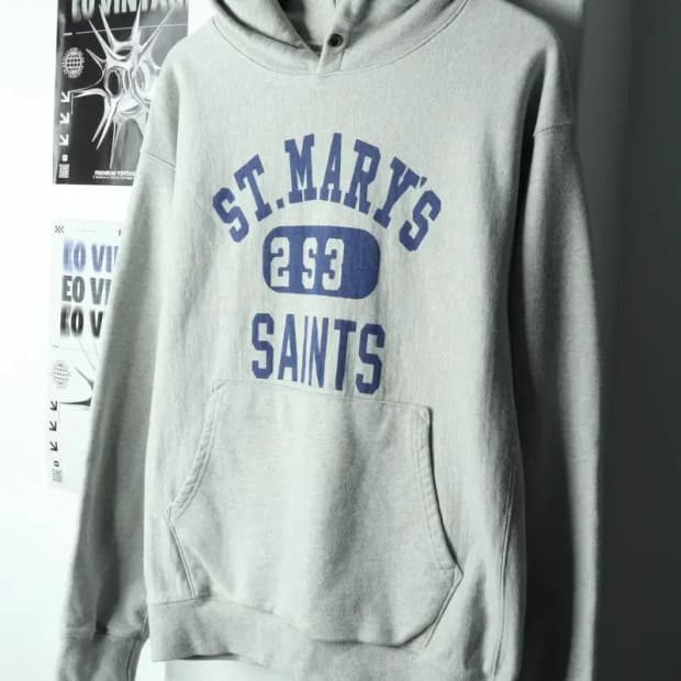 (S) 아웃스탠딩 후드티셔츠 루즈핏 빅로고 아메카지-16871