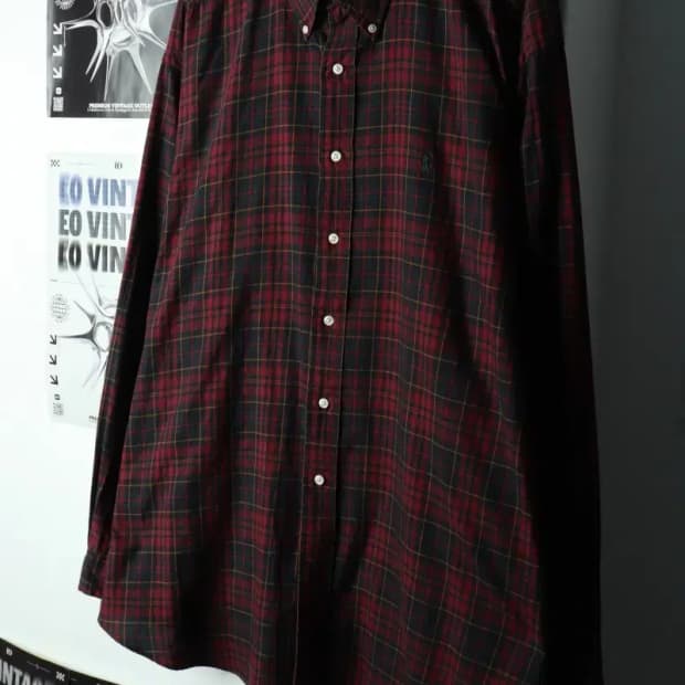 (XL-2XL) 폴로 랄프로렌 셔츠 남방 빅사이즈 체크 포니-16886