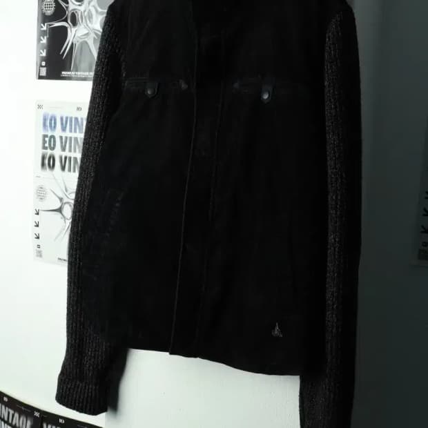 (L) 빈폴 집업 바람막이 점퍼자켓 방풍 두툼 겨울용 니트-168F1