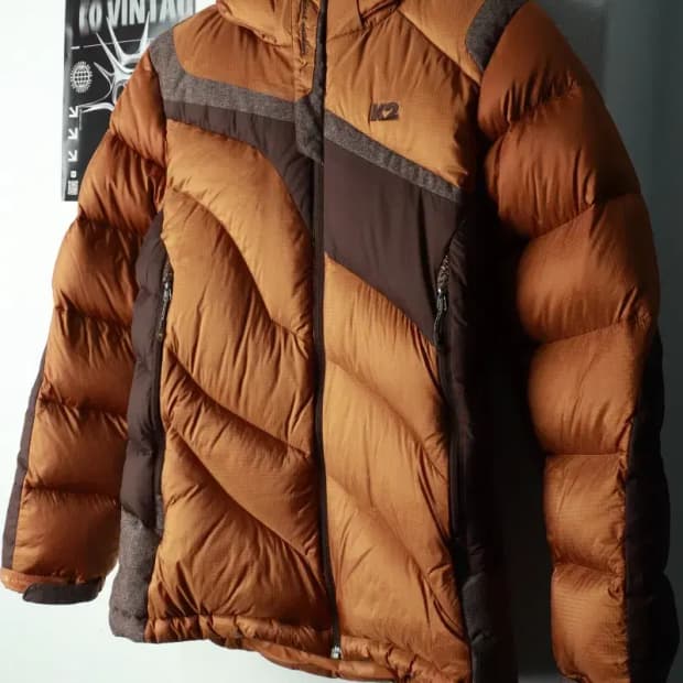 (S) K2 케이투 패딩 점퍼자켓 구스다운 골드-168FD