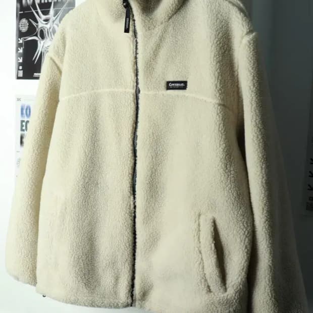 (XL) 커버낫 집업 바람막이 점퍼자켓 후리스 플리스 리버시블-1691A