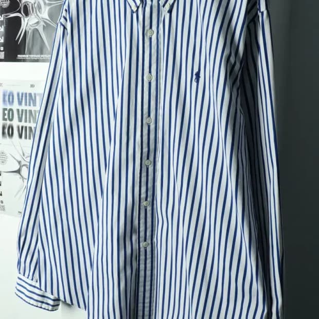 (2XL-3XL) 폴로 랄프로렌 셔츠 남방 빅사이즈 블루-16981