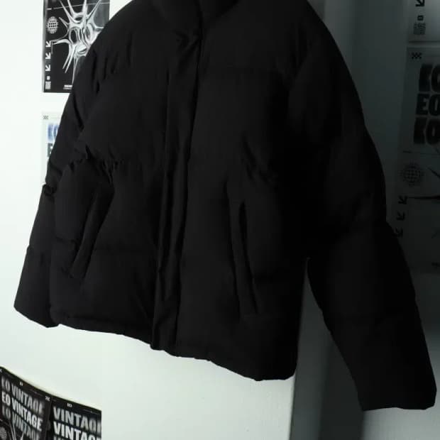 (M-L) 인사일런스 패딩 점퍼자켓 덕다운 푸퍼 블랙-16993