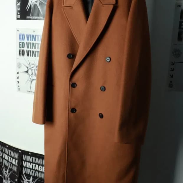 (M-L) 쿠어 코트자켓 캐시미어 더블 브라운-16999