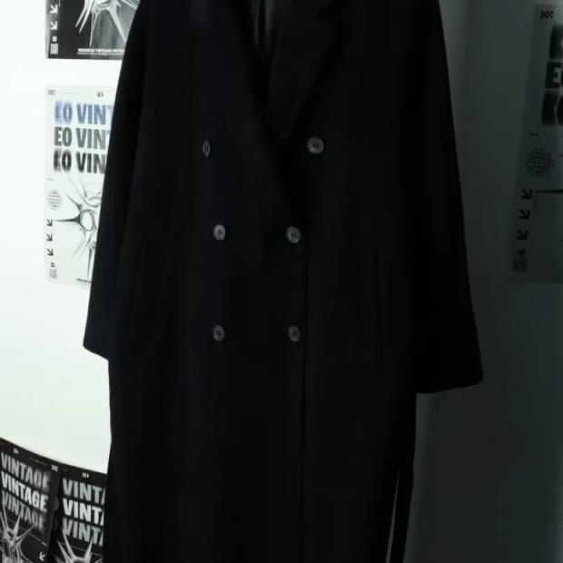 W(M) 무신사 스탠다드 코트자켓 캐시미어 더블 블랙-1699A