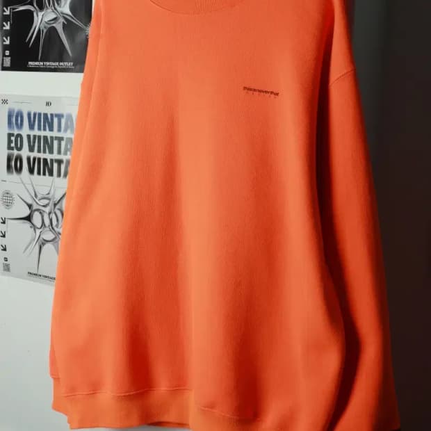 (XL-2XL) 디스이즈네버댓 맨투맨 티셔츠 빅사이즈 형광-169B1