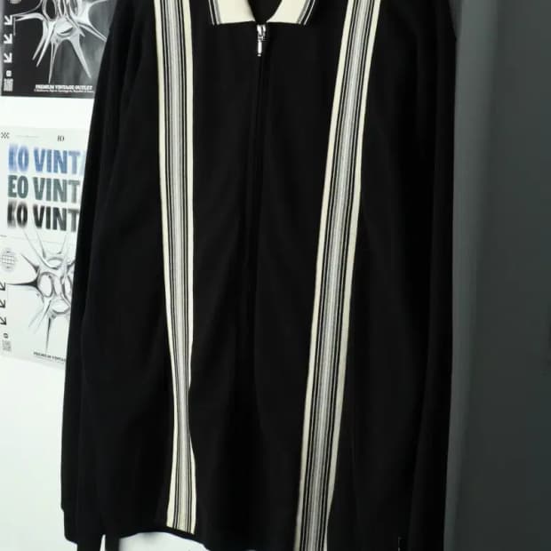 (XL-2XL) 디스이즈네버댓 카라 긴팔티셔츠 빅사이즈 집업-169CA