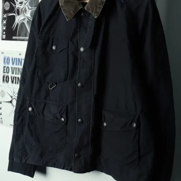 (L-XL) 바버 집업 바람막이 점퍼자켓 아메카지 사파리-16A21