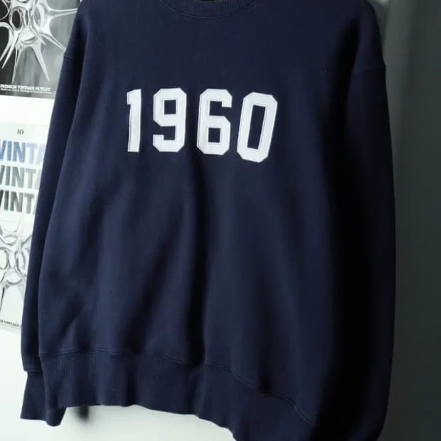 (M-L) 유니폼브릿지 맨투맨 티셔츠 1960 네이비 아메카지-169EF