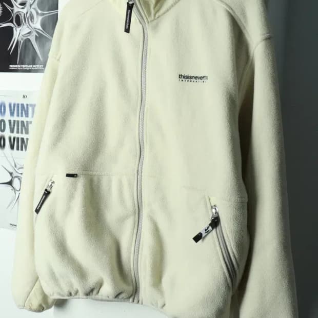 (M-L) 디스이즈네버댓 집업 바람막이 점퍼자켓 후리스-16A0E