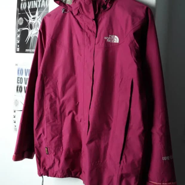 W(M) 노스페이스 집업 바람막이 점퍼자켓 고어텍스 퍼플-166E5