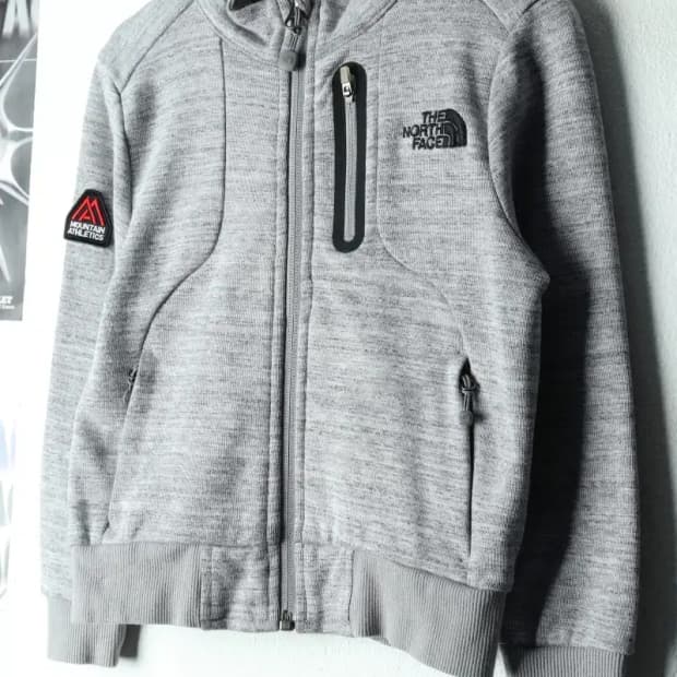 (F) 노스페이스 집업져지 트랙탑 아동 키즈 그레이-166E6