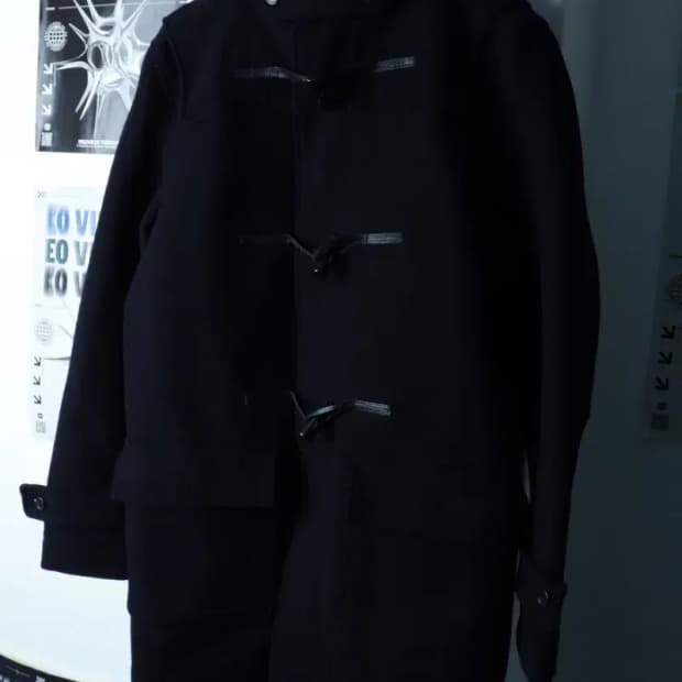 (S) 클럽모나코 코트자켓 한섬 더플 떡코 떡볶이 네이비 울-16A89